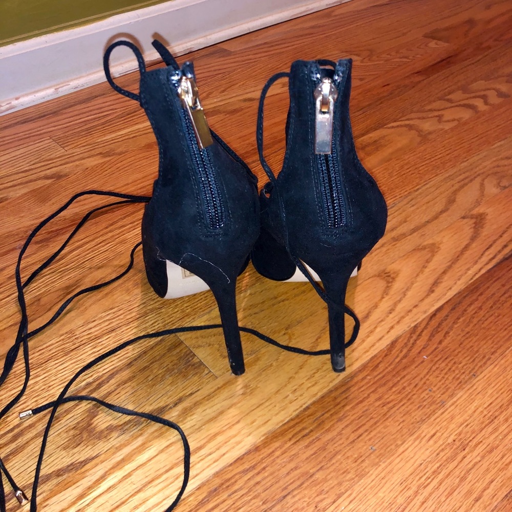 black tie around ankle heels! - Picture 3 of 3